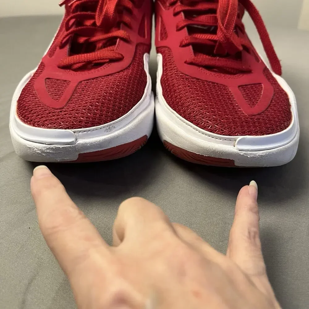 Jordan Tatum 1 TB University Red 10.5 Basketball Volleyball Shoes Deuces Sneaker